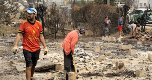 Incendio en la región del Biobío