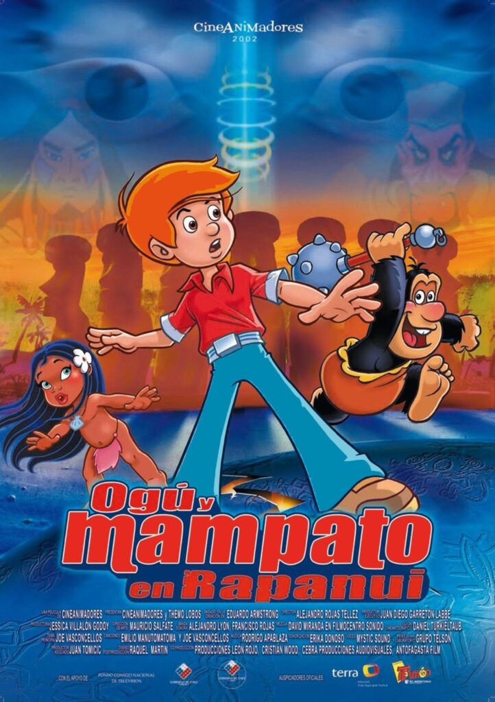 Afiche de Ogú y Mampato en Rapa Nui