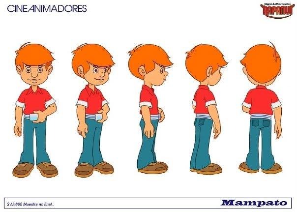 Diseño de Mampato en Ogú y Mampato en Rapa Nui